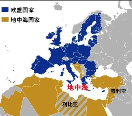 黑海周边国家地图