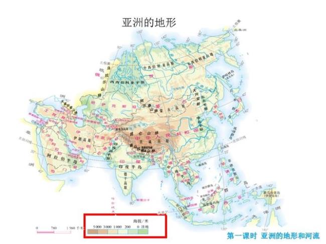 亚欧山脉分布地图