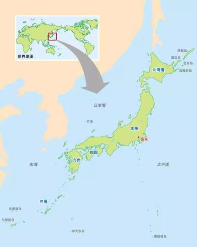 日本隔日本海与中国相望吗