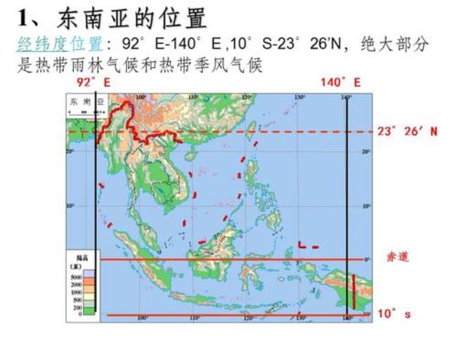 东南亚的气候类型及分布