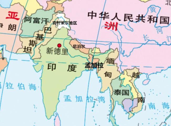 阿富汗和印度国土面积