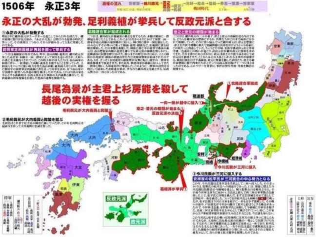 日本战国时的城有多大