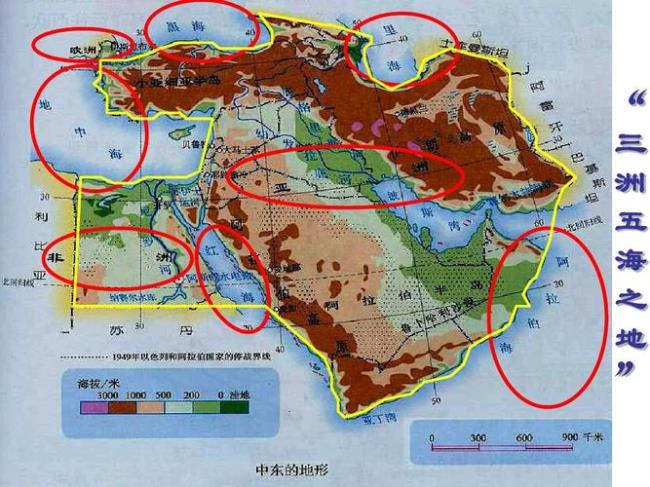 中东的地理特征和战略意义