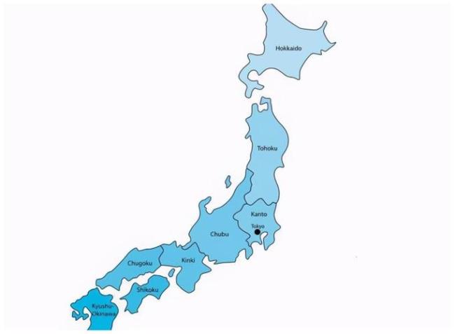 日本各岛地势特征