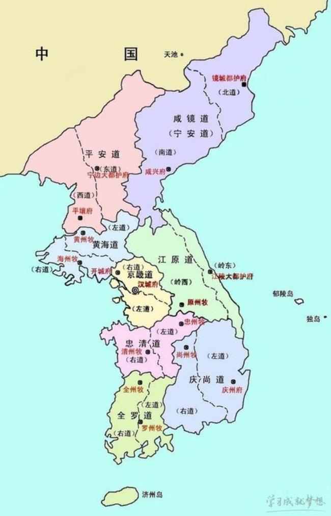 朝鲜和韩国哪个面积大