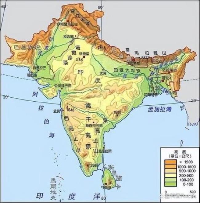 南亚次大陆地理情况是什么