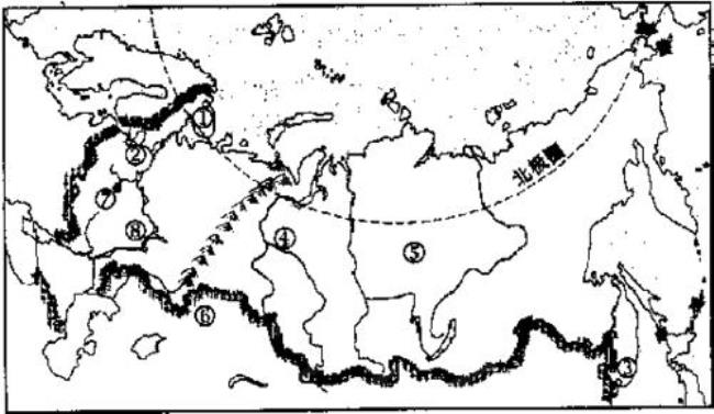 俄罗斯四大河流图