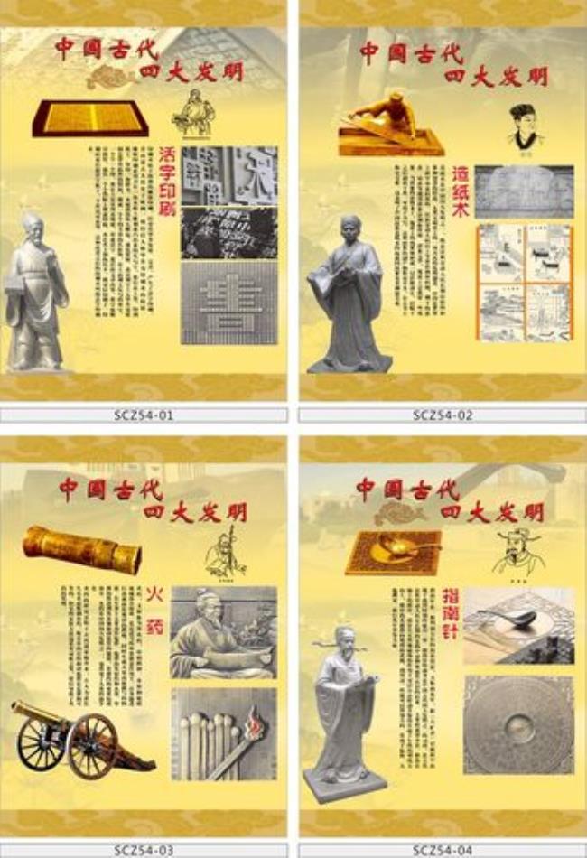 中国古代四大发明都是谁