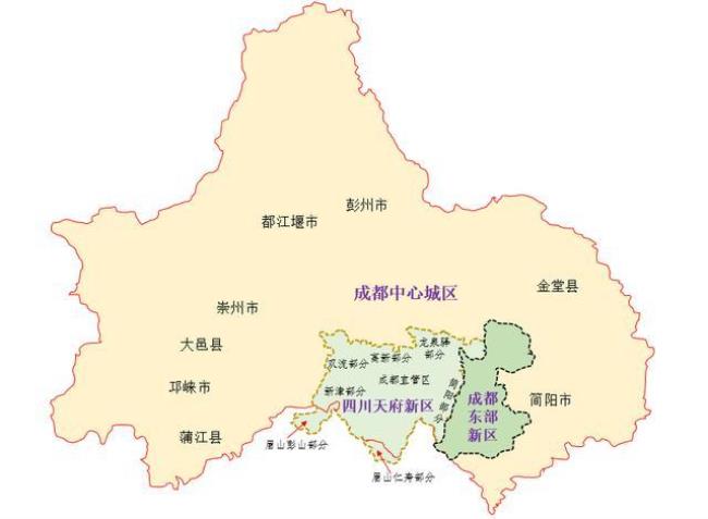 四川东部是哪几个地方