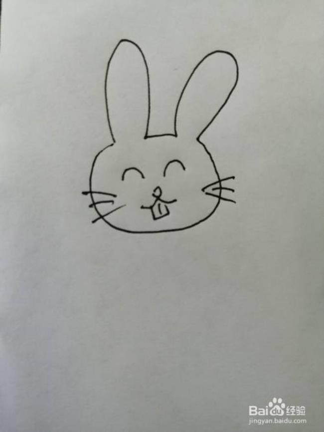 最简单的简笔画小兔子怎么画