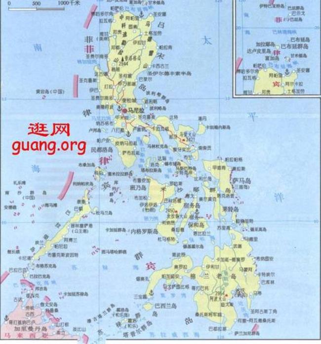 菲律宾为什么在地图上不显示
