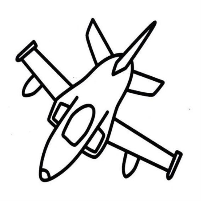 1-3岁儿童简笔画飞机