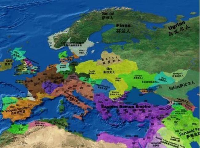 罗马帝国分裂成多少个国家