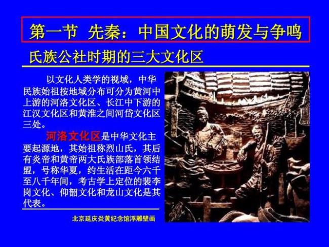 中华文明的起源和发展的阶段