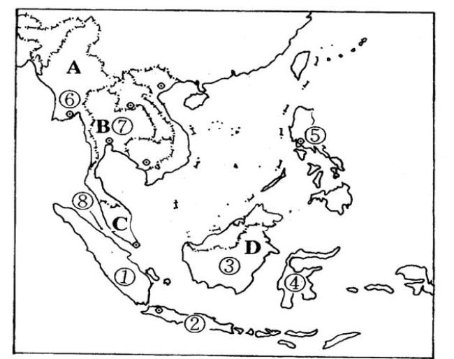 东南亚地图面积