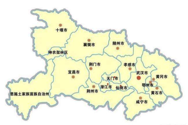 中国的区域划分及主要城市