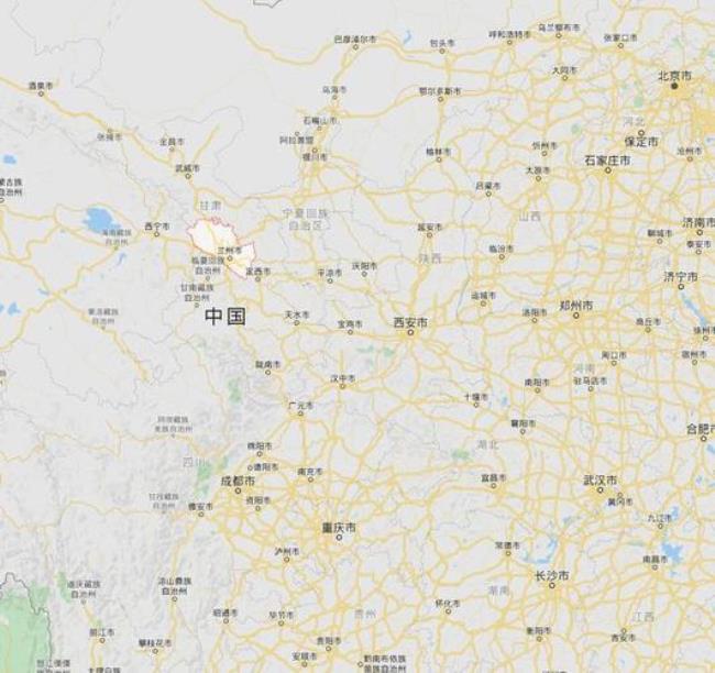 中国地理中心城市分布