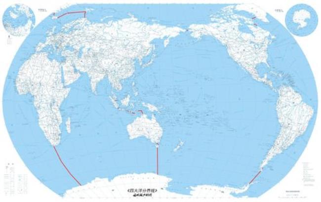 国际时间分界线地图