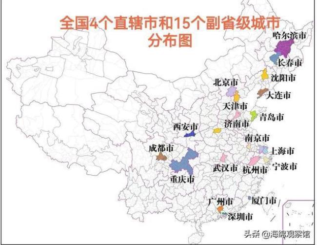 中国东部地区有几个直辖市