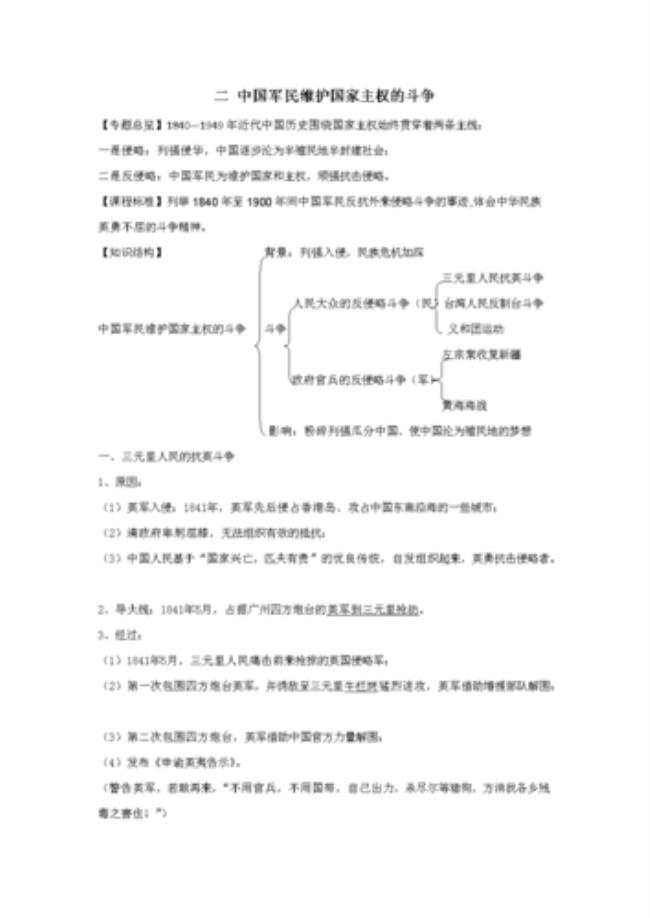 维护主权答哪些知识点