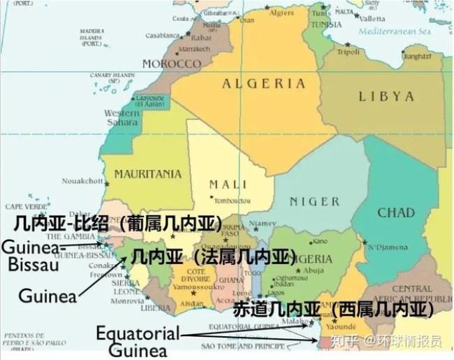 几内亚地理位置