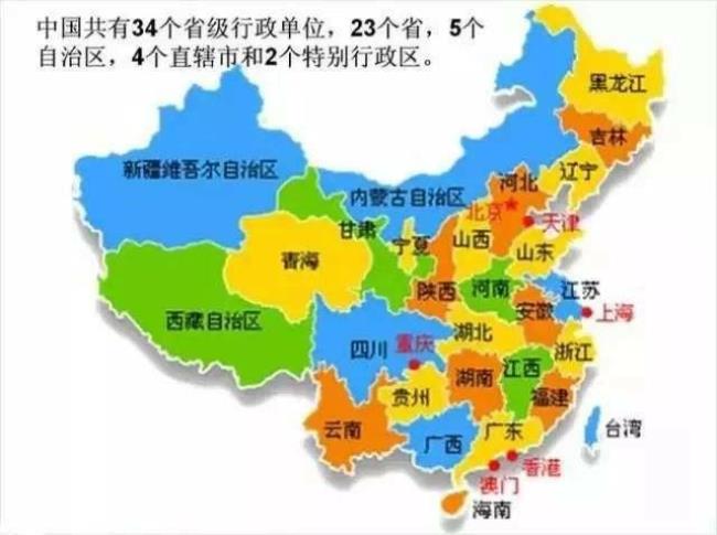 中国行政区划图都像什么