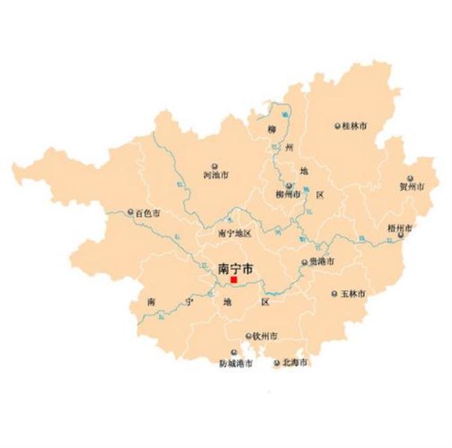 广西地图全图广西跟哪些省交界