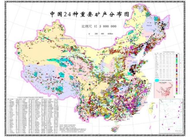 中国矿产资源世界排名