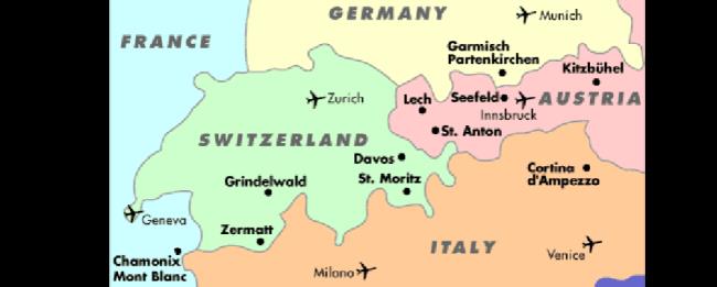 瑞士哪些城市离法国近