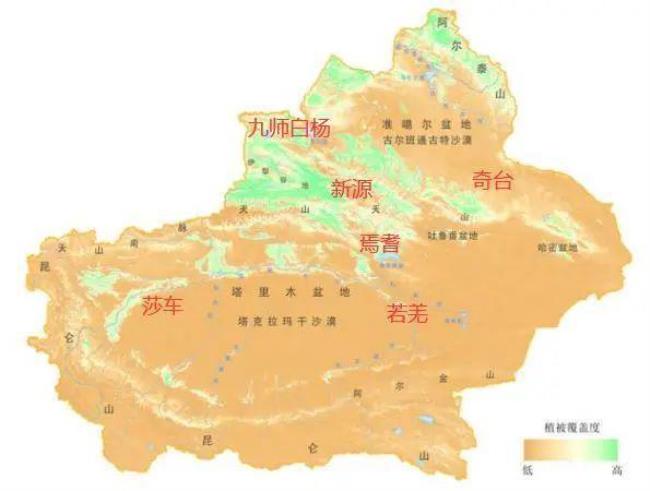 中国新疆有几个县城