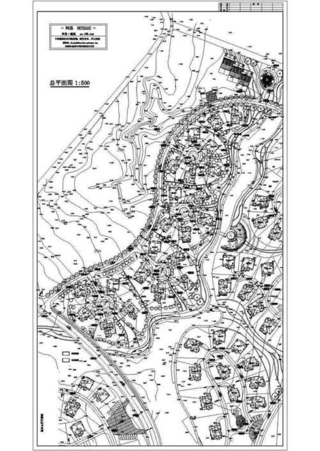 如何手绘建筑总平面图