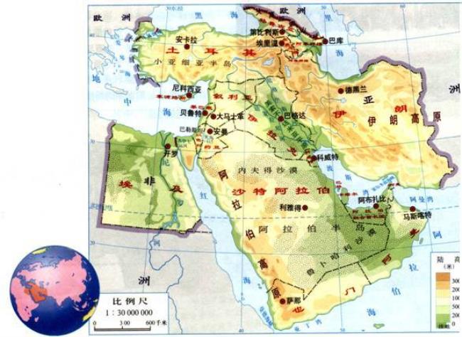 中东与西亚有什么关系