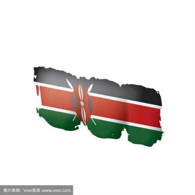 肯尼亚的国旗是黑红绿三色吗