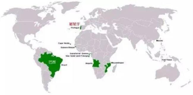 葡萄牙当年有多少殖民地