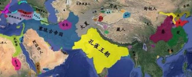 秦朝时期世界国家分布