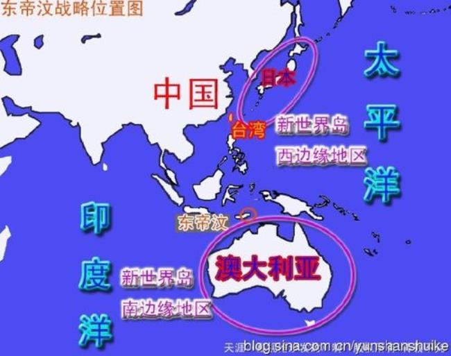东帝汶与中国隔海相望吗