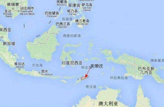 东帝汶靠近中国的哪个城市