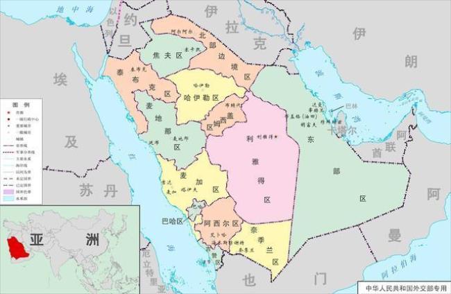 阿拉伯地理位置