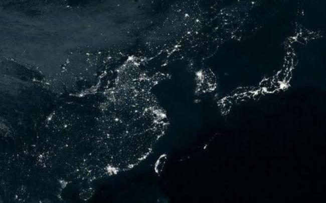 世界上哪个国家夜景卫星图最大