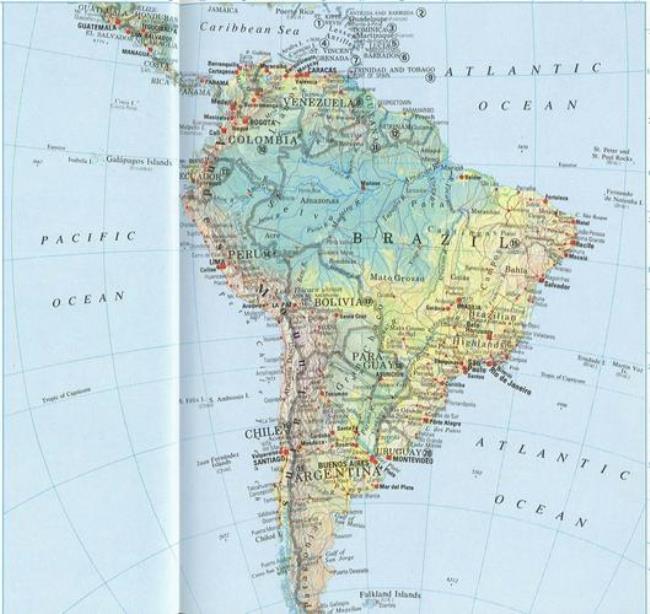 南美洲地貌