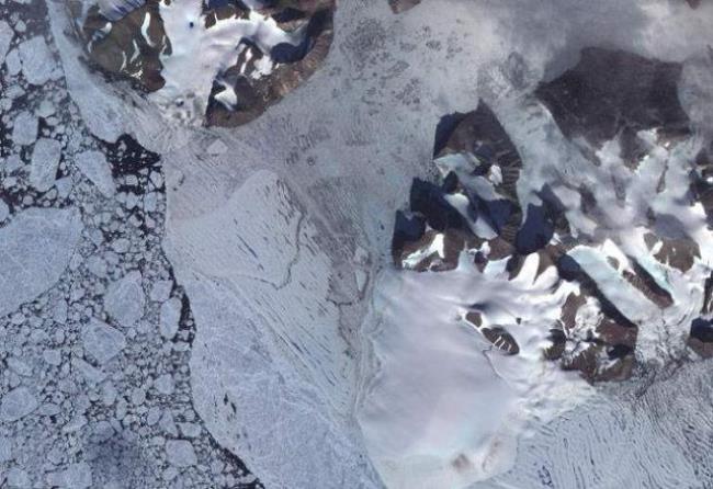 北极终年冰川有多大面积