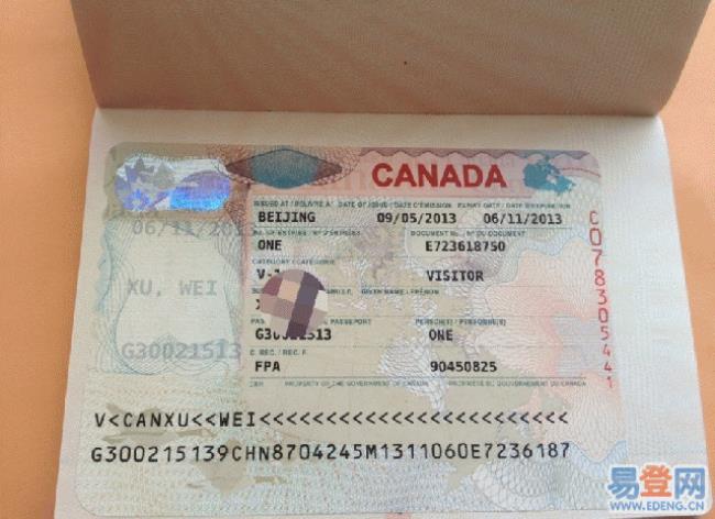 中国护照去加拿大可以签证多久