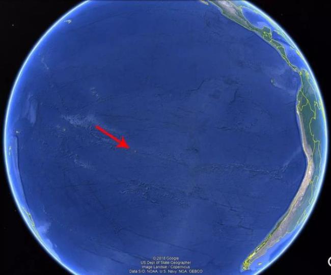 太平洋南半球的无人岛屿
