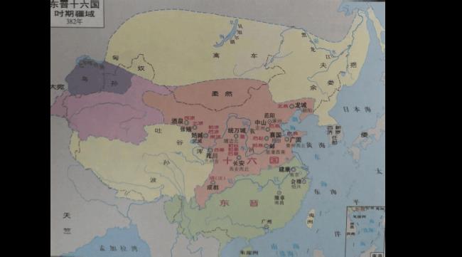 东晋地图各州郡