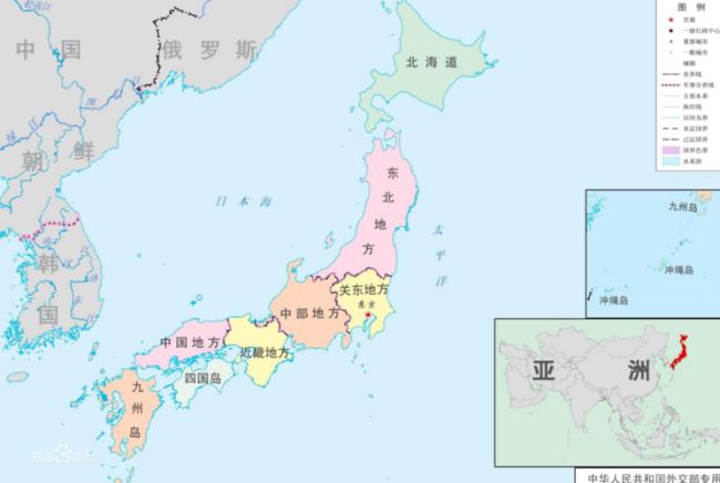 日本四岛的面积和人口