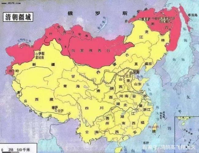 中国本土面积