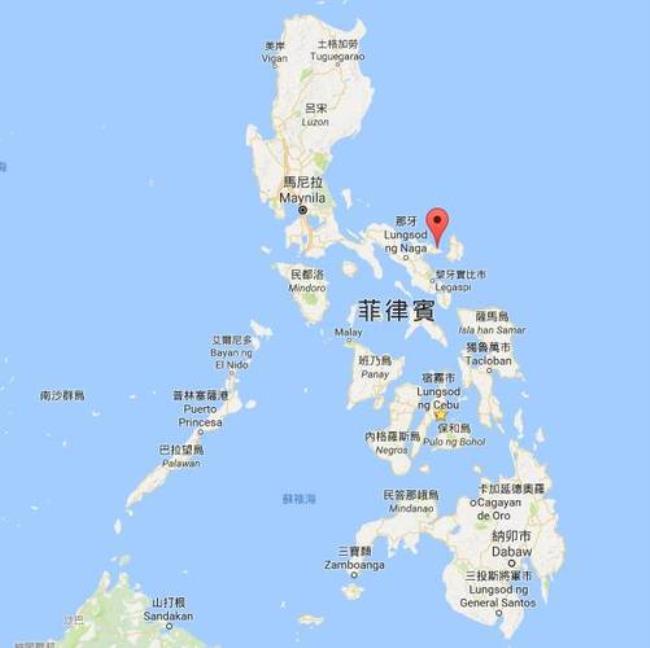 菲律宾地图在中国哪个位置