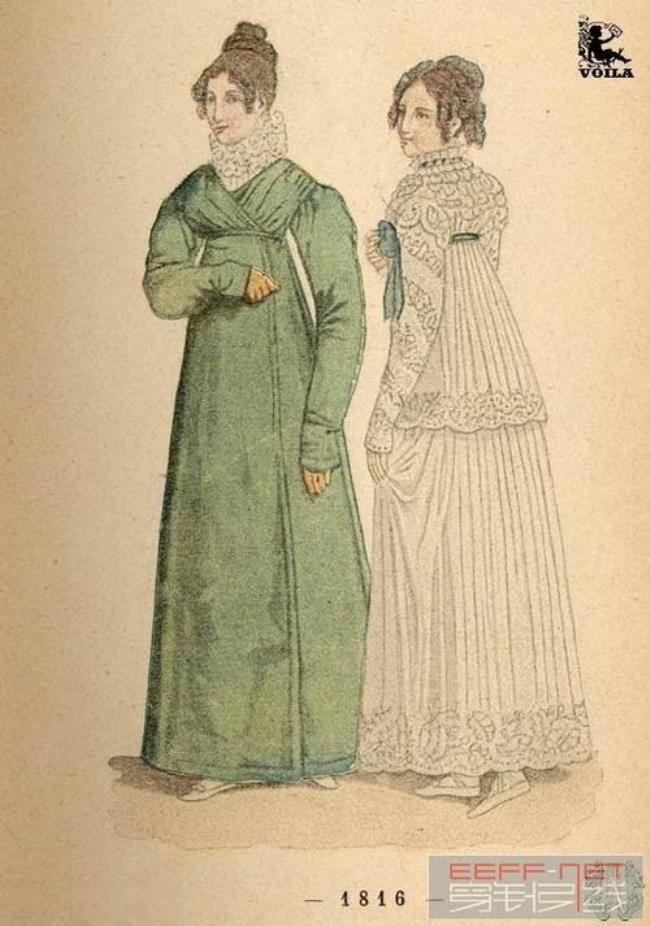 1925年欧洲女士服装特点