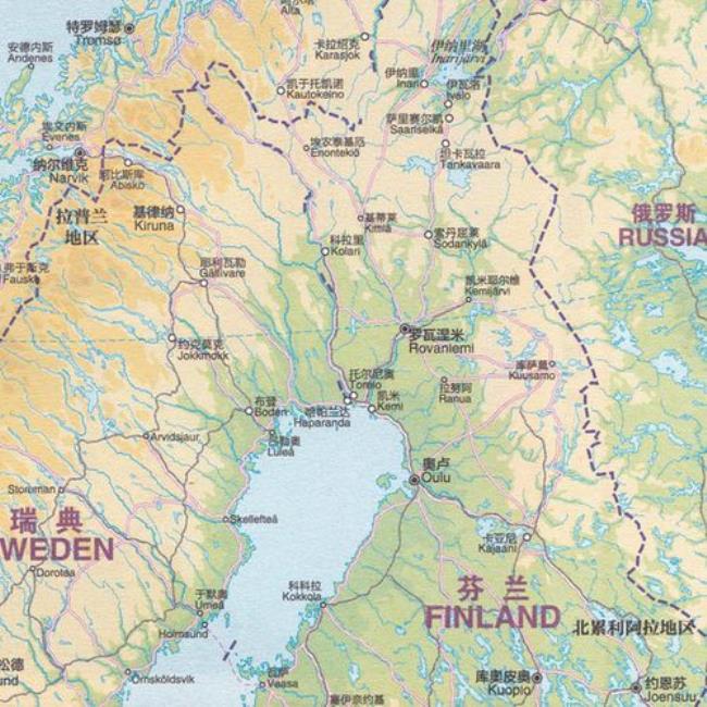 瑞典和挪威边界线