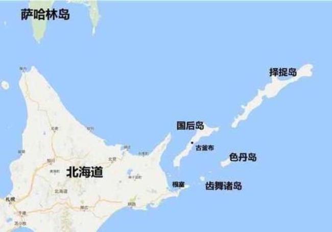 千岛群岛离日本多少公里